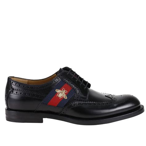 gucci black spirit brogue oxford shoes size 13|Gucci.